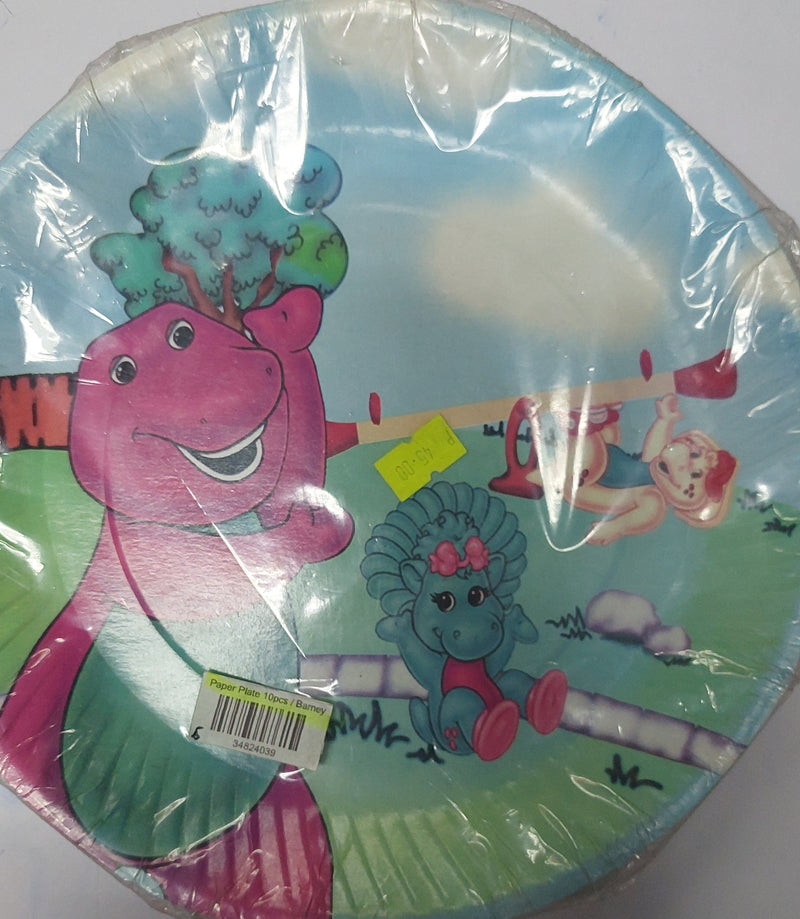 Paper Plate with Characters