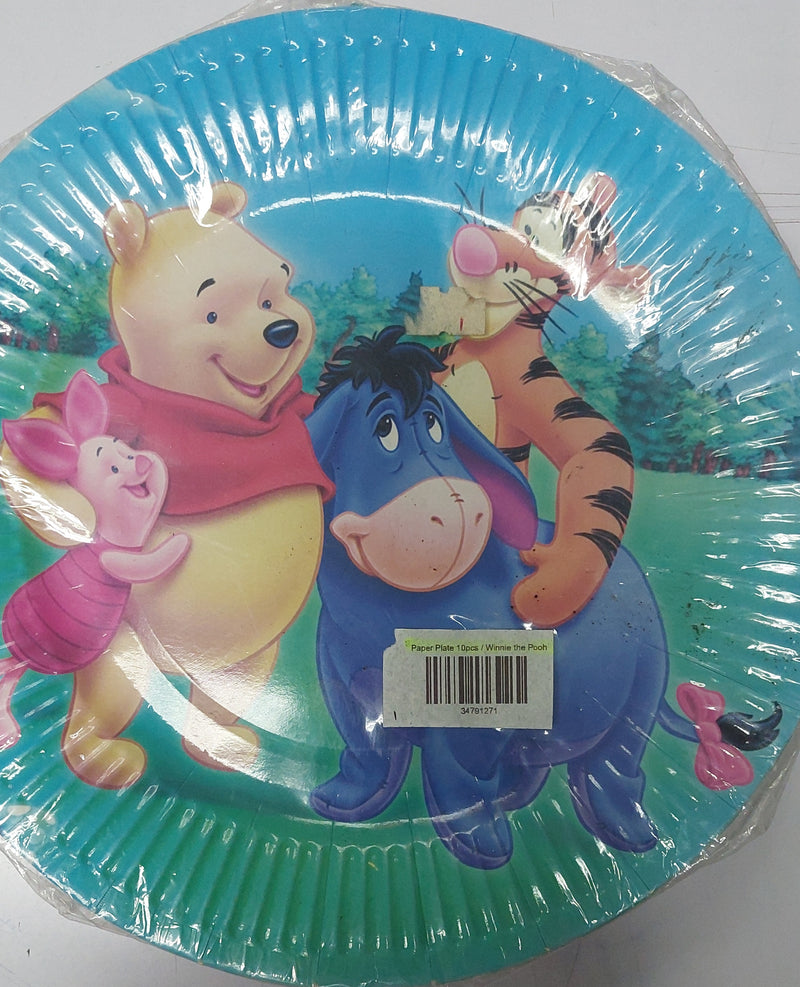 Paper Plate with Characters