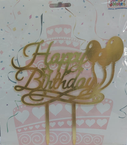 Cake Topper Happy Birthday
