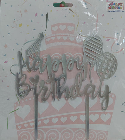 Cake Topper Happy Birthday