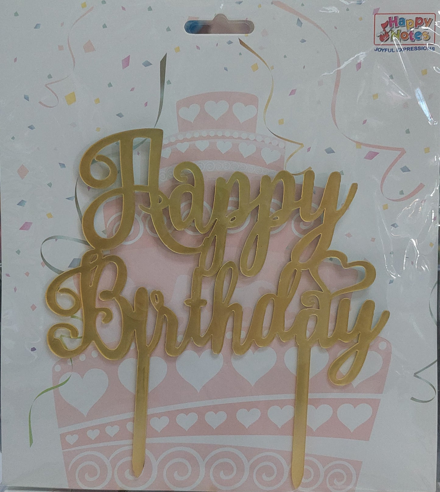Cake Topper Happy Birthday