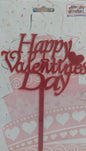 Cake Topper Happy Valentines