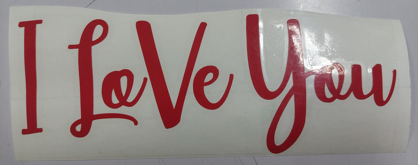 Sticker I love You