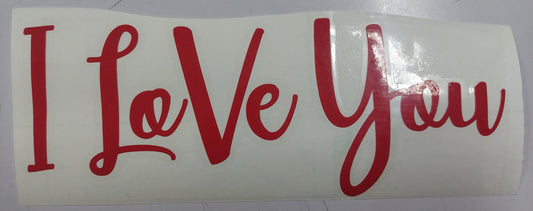 Sticker I love You