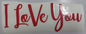 Sticker I love You
