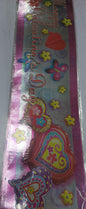 Banner Happy Valentines Honeycomb