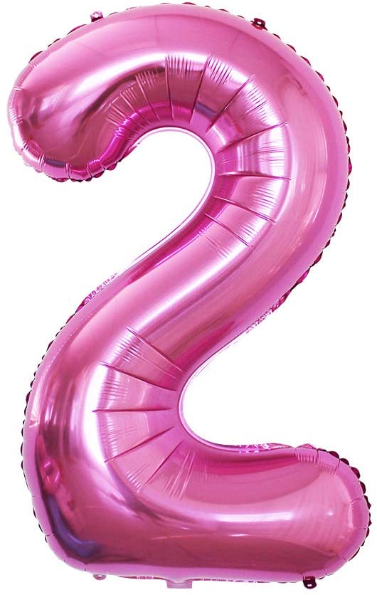 Foil Number Balloon (1FT) Pink