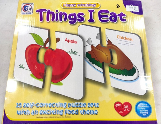 Educational Flash Cards Things I Eat