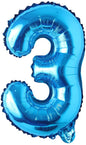 Foil Number Balloon (1FT) Blue