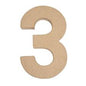 Paper Mache Craft 8'' (Number)