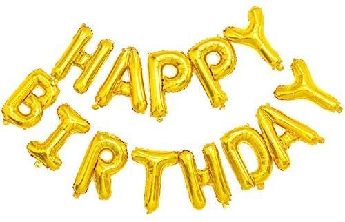 Foil Balloons Happy Birthday Letter Set