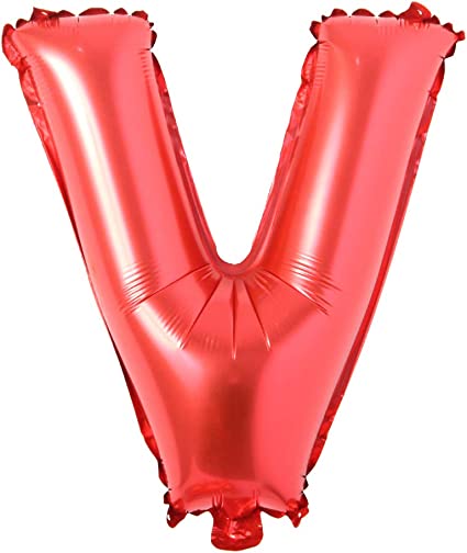 Foil Letter Balloon (2FT) Red