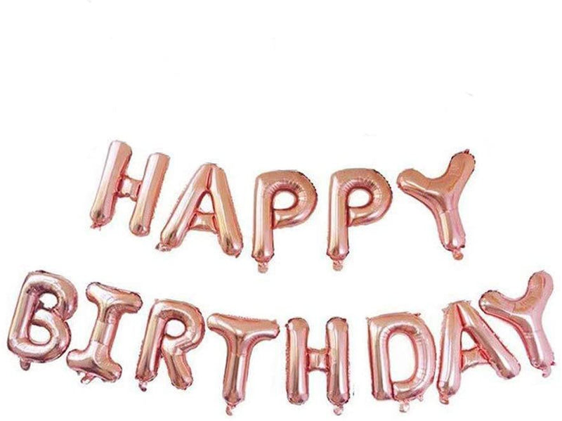 Foil Balloons Happy Birthday Letter Set