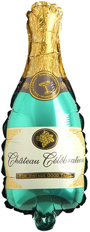 Foil Balloon Champagne Bottle