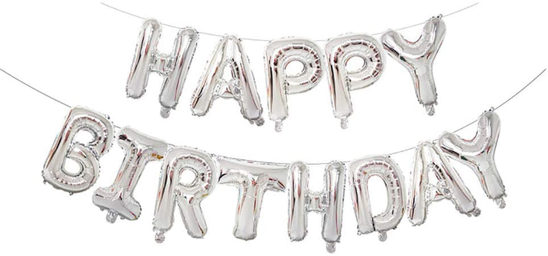 Foil Balloons Happy Birthday Letter Set