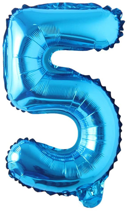 Foil Number Balloon (1FT) Blue