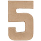 Paper Mache Craft 8'' (Number)