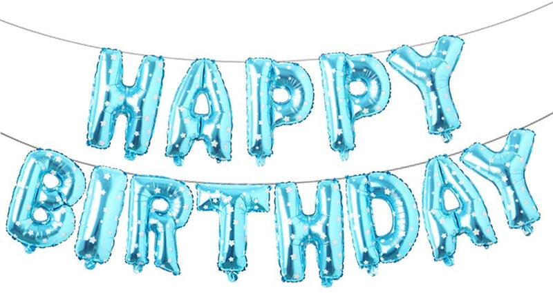 Foil Balloons Happy Birthday Letter Set