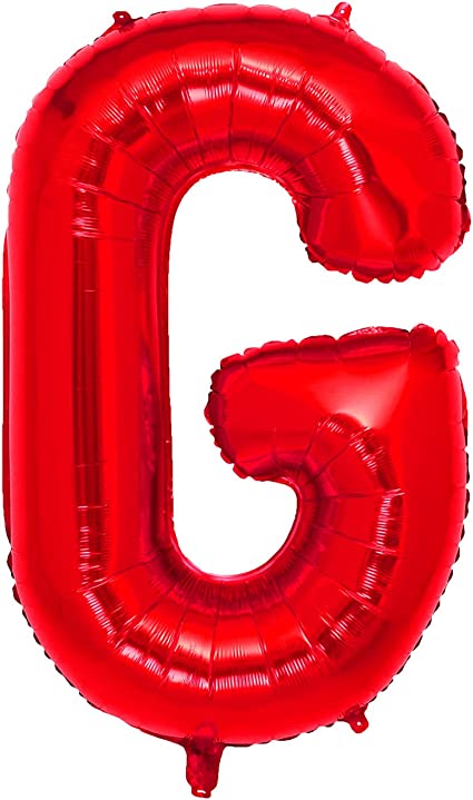 Foil Letter Balloon (2FT) Red