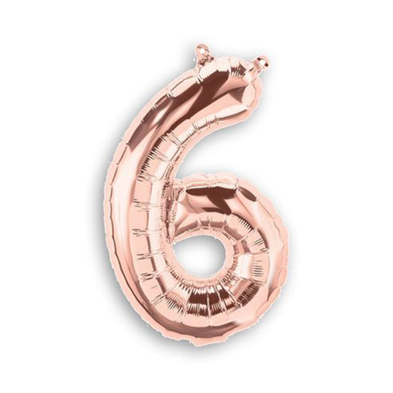 Foil Number Balloon (2FT) Rose Gold