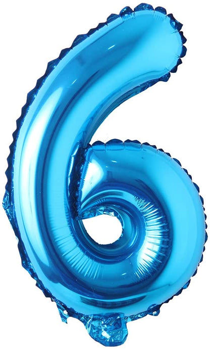 Foil Number Balloon (1FT) Blue