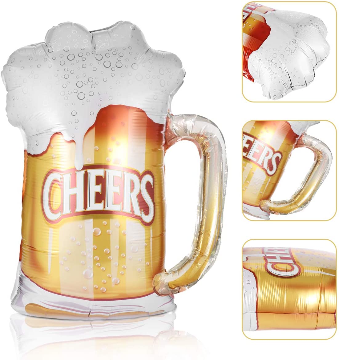 Foil Balloon Cheers Mug