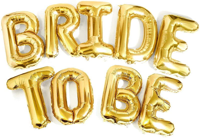 Foil Letter Balloons Bride To Be