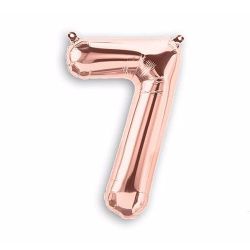 Foil Number Balloon (2FT) Rose Gold