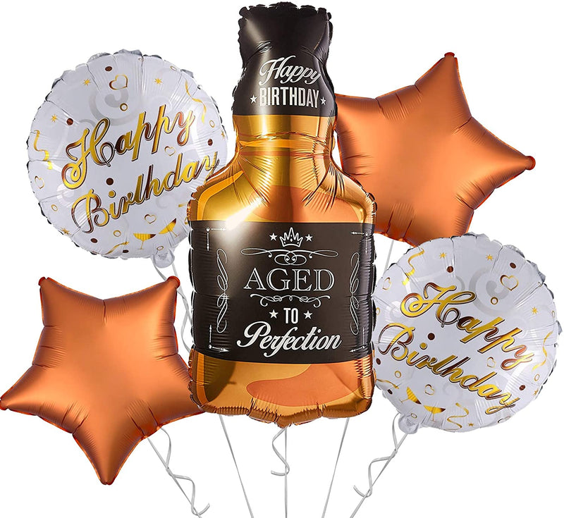 Foil Balloons Whiskey Bottle