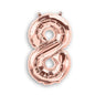 Foil Number Balloon (2FT) Rose Gold