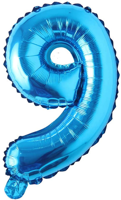 Foil Number Balloon (1FT) Blue