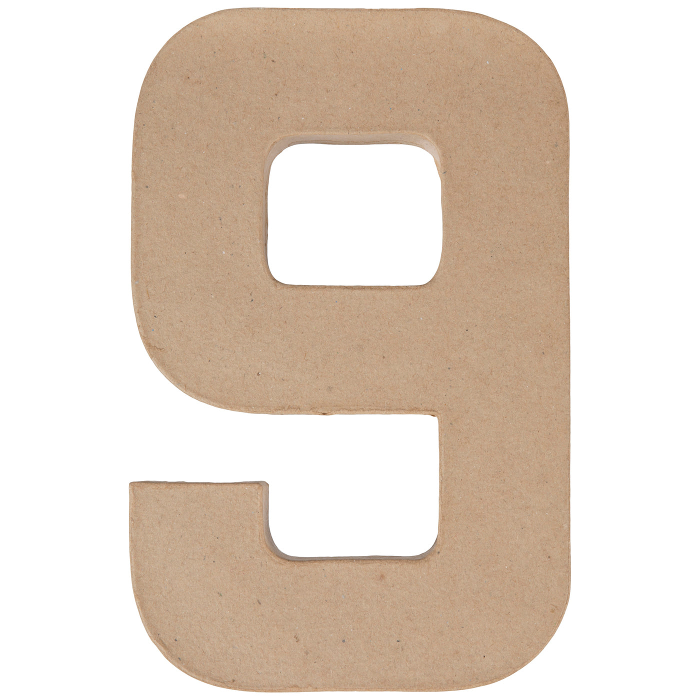 Paper Mache Craft 8'' (Number)