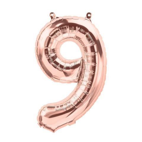 Foil Number Balloon (2FT) Rose Gold