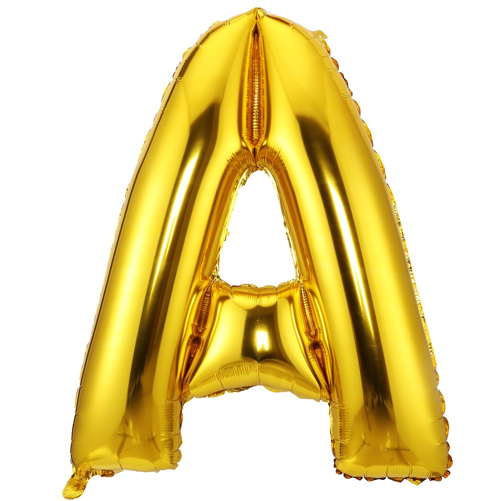 Foil Letter Balloon Gold