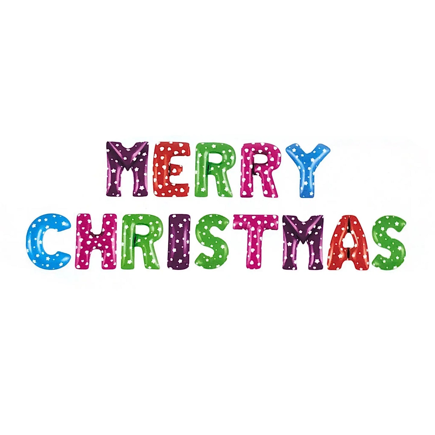 Foil Balloon Letter Merry Christmas