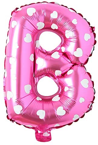 Foil Letter Balloon (1FT) Pink Heart