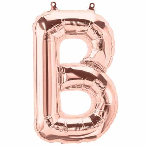 Foil Letter Balloon (1FT) Rose Gold