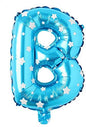 Foil Letter Balloon (1FT) Blue Star & Plain