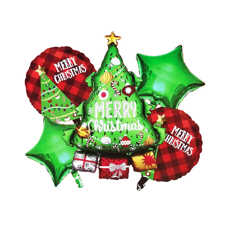 Foil Balloon Set (5in1) Christmas