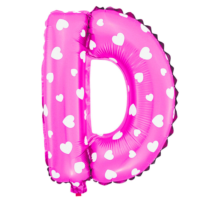 Foil Letter Balloon (1FT) Pink Heart