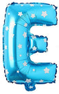 Foil Letter Balloon (1FT) Blue Star & Plain