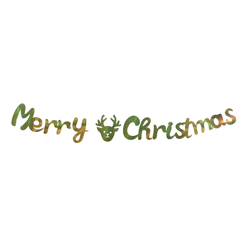 Banner Merry Christmas Cursive