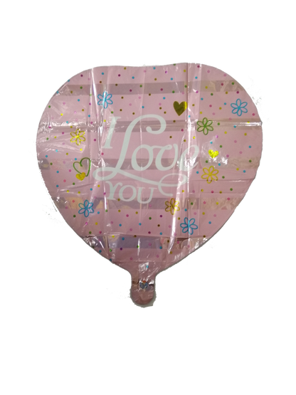 Foil Balloon I Love You Heart Design