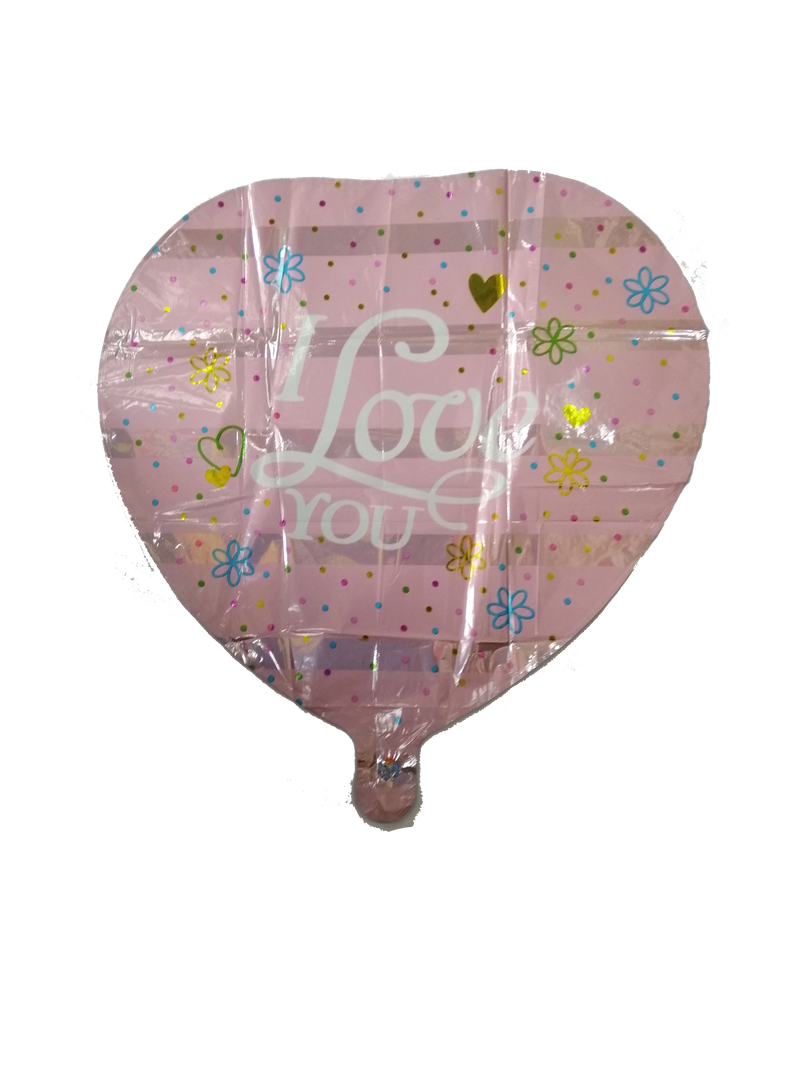 Foil Balloon I Love You Heart Design