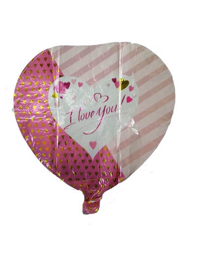 Foil Balloon I Love You Heart Design