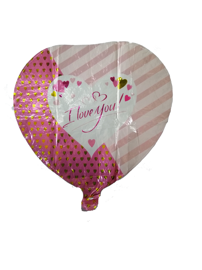 Foil Balloon I Love You Heart Design