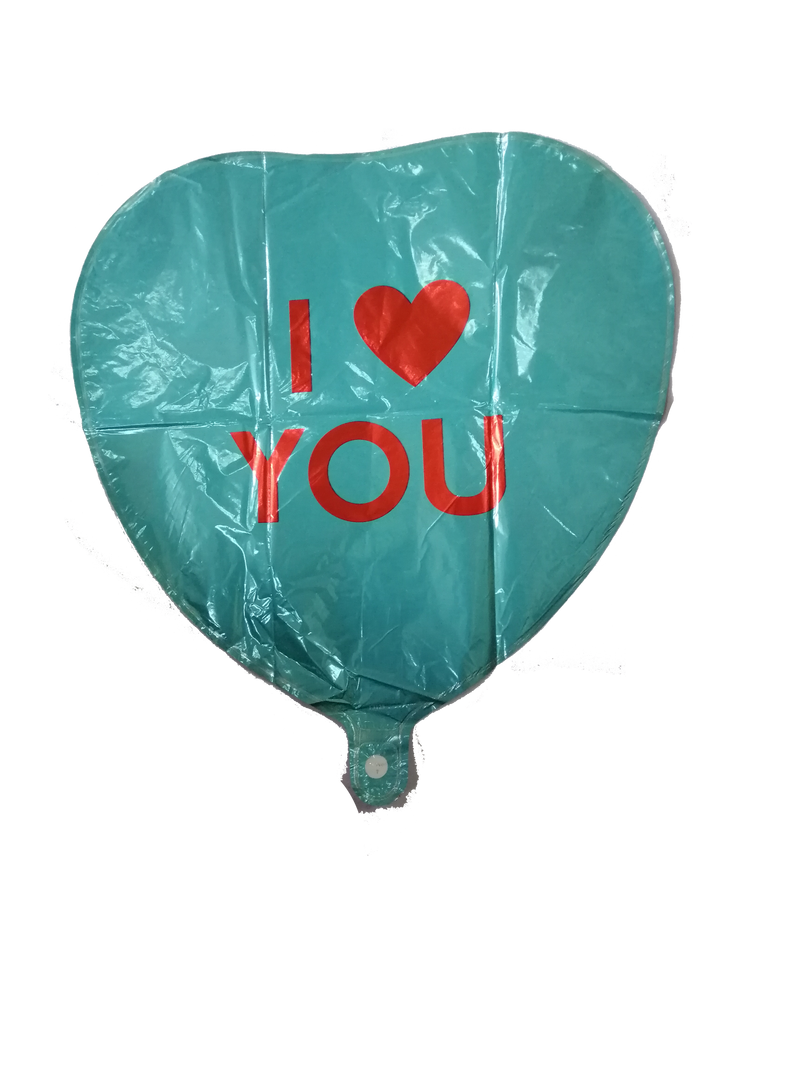 Foil Balloon I Love You Heart Design