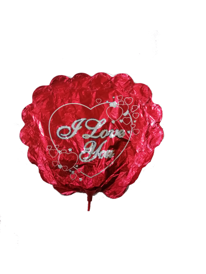 Foil Balloon I Love You Heart Design