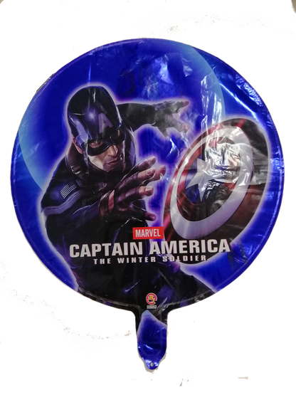 Foil Balloon Round Captain America