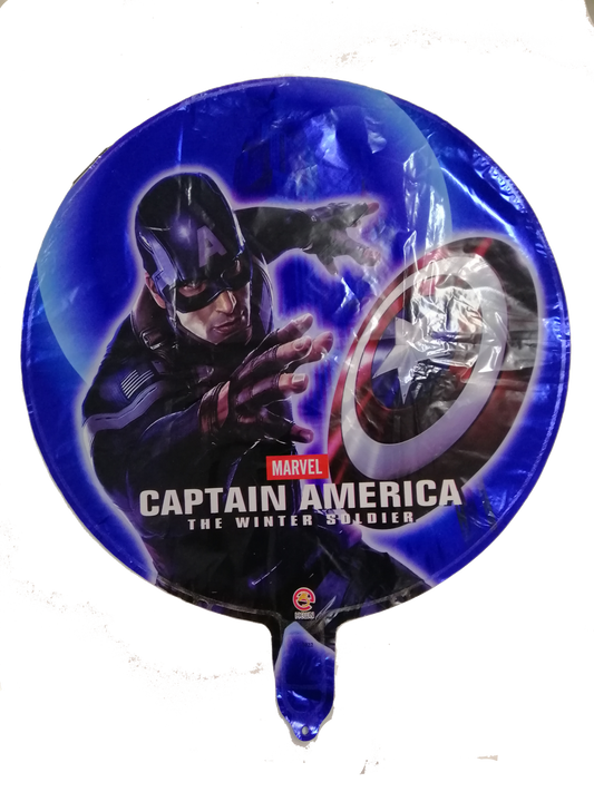 Foil Balloon Round Captain America